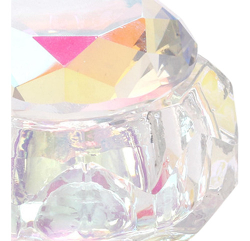 Crystal, Dappen Dish, Recipiente Para Líquidos, Con Tapa,