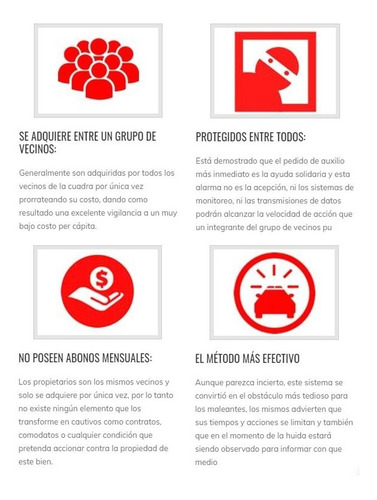 Alarma Vecinal Vapore K2b Kit Auto Instalable
