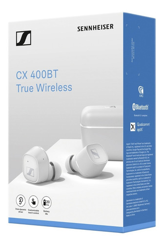 Imagen 7 de 7 de Auricular Sennheiser Cx 400bt True Wireless