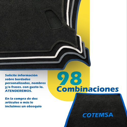 Cubretablero Onix Premier Pant. 7 PuLG. Bordado: Onix. 2024