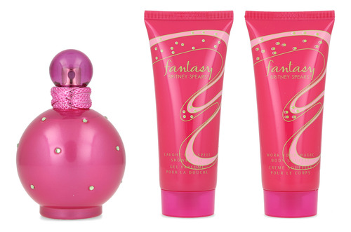 Set Fantasy Britney Spears 3pz 100ml Edp Spray - Mujer