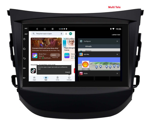 Multimidia Hb20 12/19 Android 14 2gb 64gb Carplay 7p Wifi