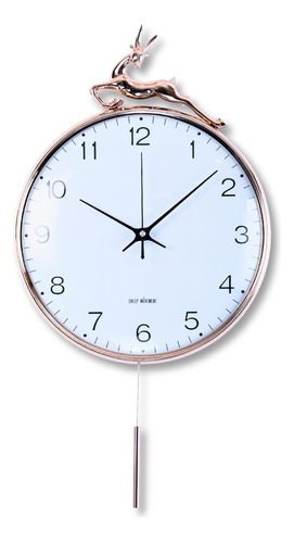 Accent Collection Reloj De Péndulo Grande Con Esfera Blanca,