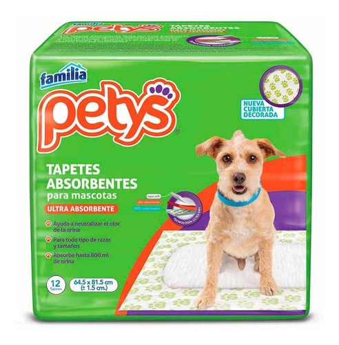 Tapetes Petys Absorventes 12 Unidades