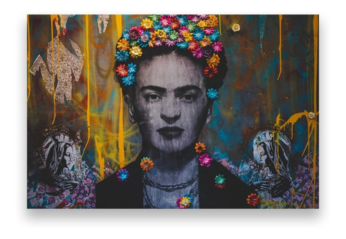 Tela Canvas Frida Kahlo Artístico 110x70cm Grande Sala 