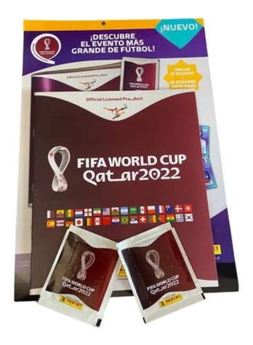 Album Tapa Blanda + 10 Sobres Fifa World Cup Qatar 2022