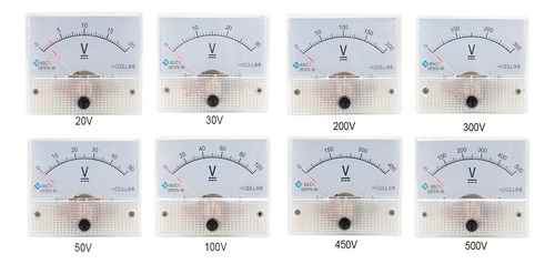 Medidor De Voltímetro De Panel Analógico 0-200 V