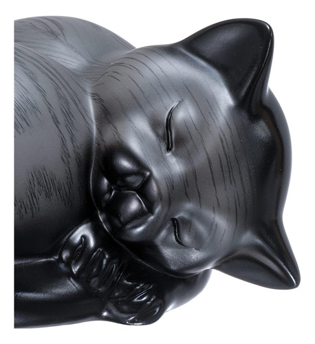 Urna Para Cenizas De Gato Pequeno, Resina Gris