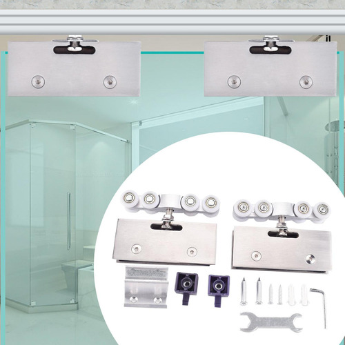 Rodillos Para Puertas Corredizas De Vidrio Ruedas Colgantes