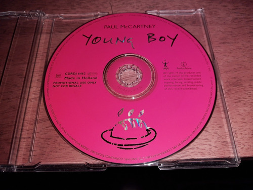 Paul Mccartney Young Boy  Cd Single Promo