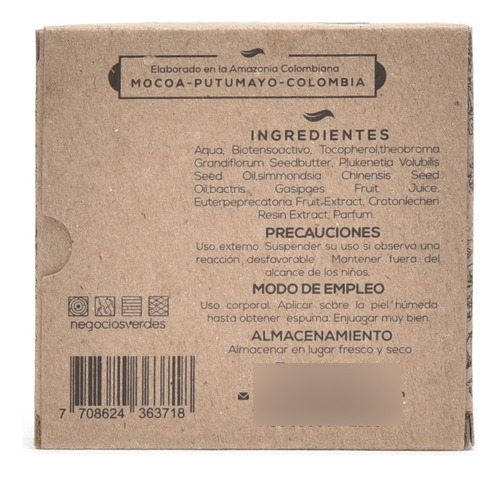 Imagen 4 de 9 de Jabones Asaí Sacha Inchi | Kit - g a $254