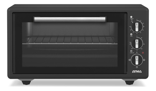 Horno Grill Atma 94hgab4523pi Eléctrico 45l 1400w En Negro