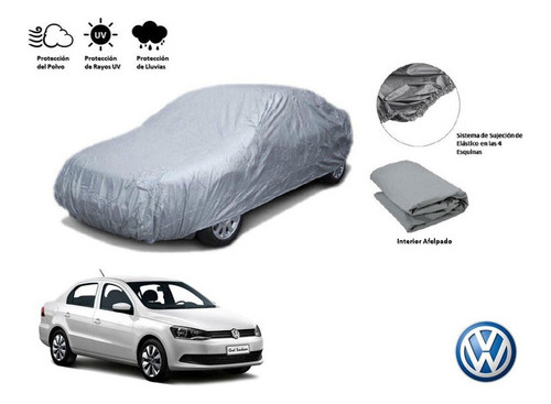 Forro Funda Cubreauto Afelpada Vw Gol Sedan 1.6l 2017