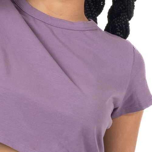 Crop Top Playera De Mujer Quarry Básica