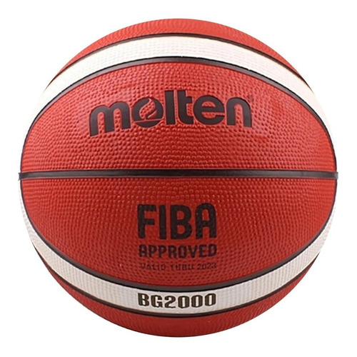 Pelota Basquet Molten Gr7 Basket Goma Naranja