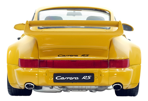 Miniatura Porsche 911 964 Carrera 3.8 Rs Amarelo 1:18 Solido