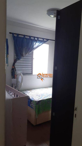 Imagem 9 de 10 de Apartamento Com 2 Dormitórios À Venda, 45 M² Por R$ 185.000,00 - Jardim São Luis - Guarulhos/sp - Ap2616