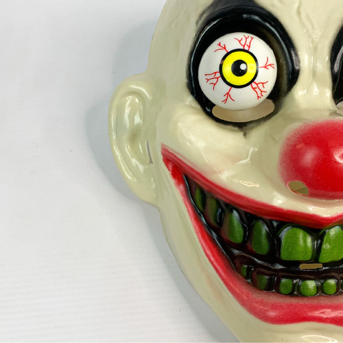 Mascara Monstro Zumbi Olho Saltado Com Mola Terror Festa