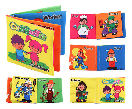 Libro De Tela Suave Para Bebés, Educativo Temprano, De 6 Pie