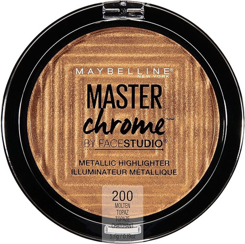 Maybelline | Master Chrome Iluminador En Polvo Tono Del Maquillaje 200 Molten Topaz