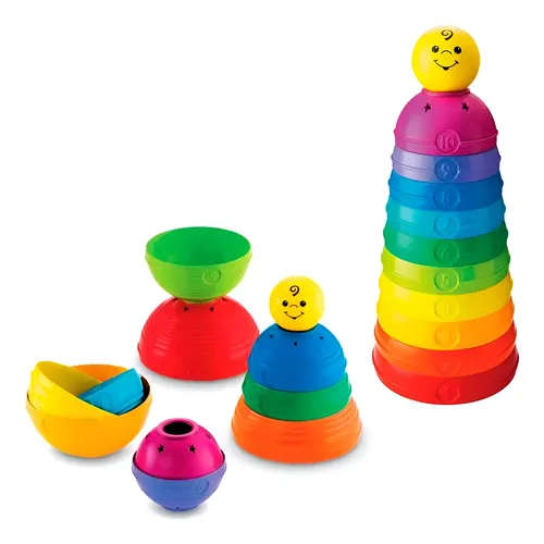 Potinhos Empilhar & Rolar Brinquedo Para Bebês Fisher-price