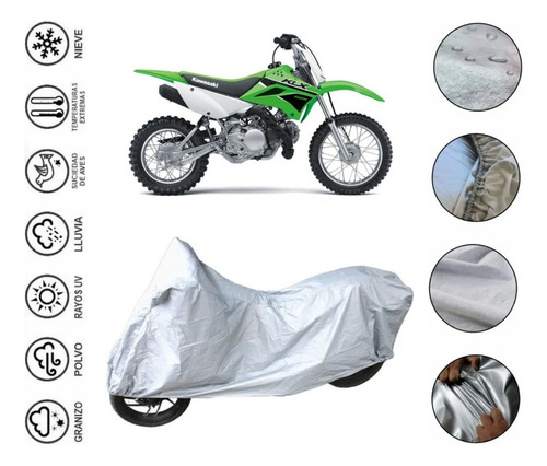 Cubre Impermeable Moto Para Kawasaki Klx 110r