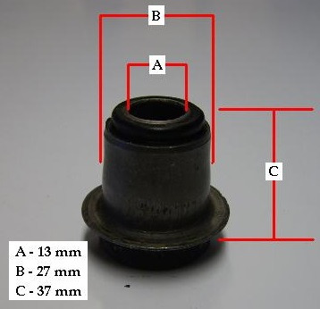 Buje De Parrilla Trasero Fiat Spazio 83-87