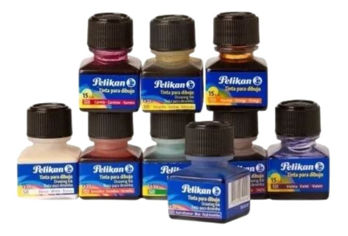 Tinta China Para Dibujo Pelikan 15ml X Unidad