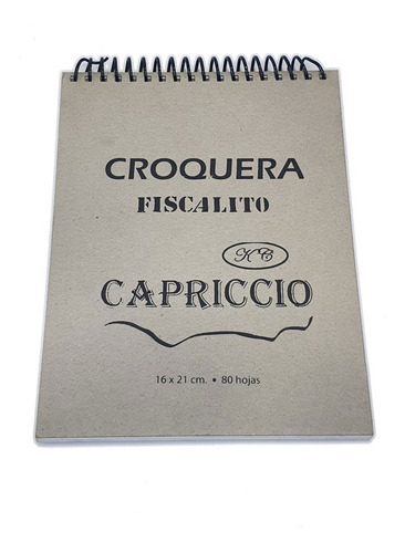 Croquera Media Carta Capriccio 16x21cm 80 Hojas