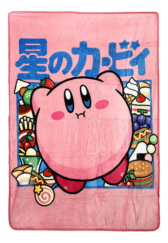 Manta Con Diseño De Personaje Kirby Kanji Bioworld