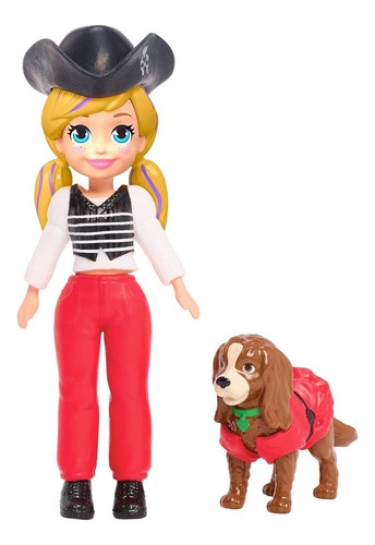 Boneca Polly Pocket Kit Cachorro Fantasias Combinadas Mattel