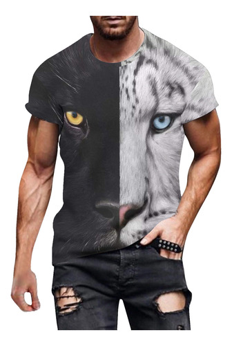 Polera En Forma De Y Para Hombre, Moda Callejera, Casual, Es