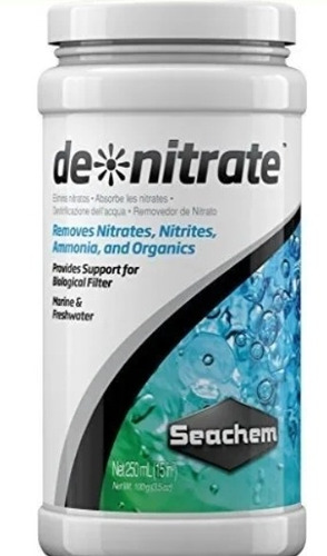 Eliminador Nitratos De Nitrate De Seachem 250 Ml