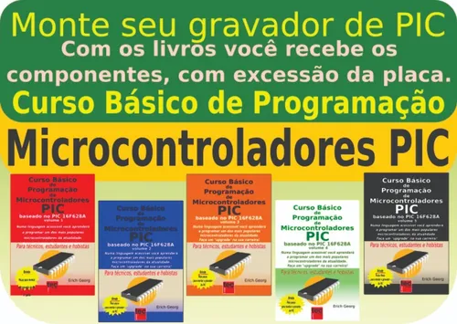 comprar Livros Programando Pic.col. Completa.grátis Peças Montar Pic