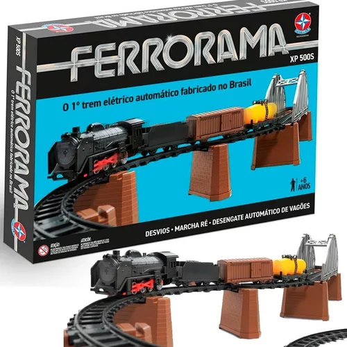 Ferrorama Fenfa Miniatura Trem Locomotiva Com 1 Vagão