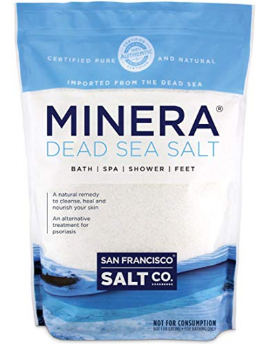 Sal De Baño Minera Sal Natural Del Mar Muerto - 5 Lbs. A Gra