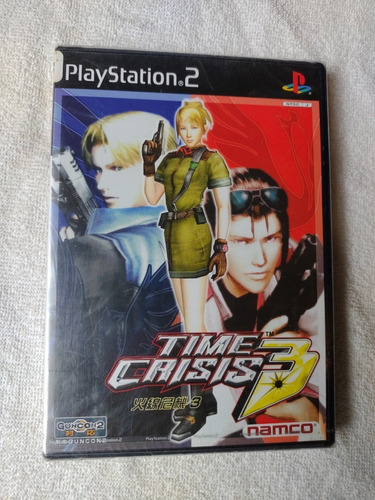 Time Crisis 3 Juego Japon/china Ps2 Nuevo Y Sellado Ntsc-j