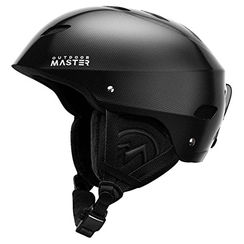 Outdoormaster Kelvin Carbon Fiber Ski Helmet - Snowboard Hel