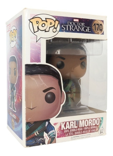 Funko Pop Marvel Karl Baron Mordo 170 Doctor Strange Dañado