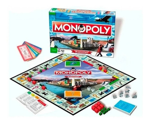 Monopoly Argentina Juego De Mesa Original Hasbro Palermo