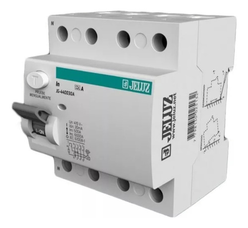 Interruptor Diferencial 4x40a 100ma Jeluz