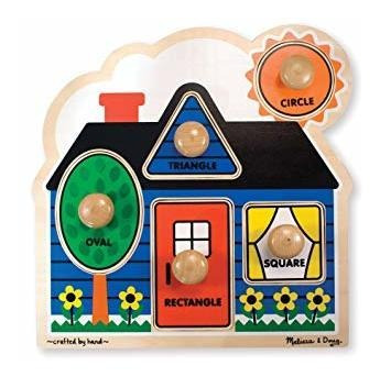 Melissa & Doug Primera Formas Perilla Jumbo Puzzle (extra-gr