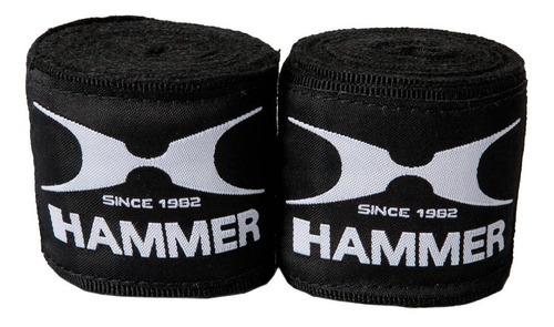 Vendaje Para Box Hammer Color Negro