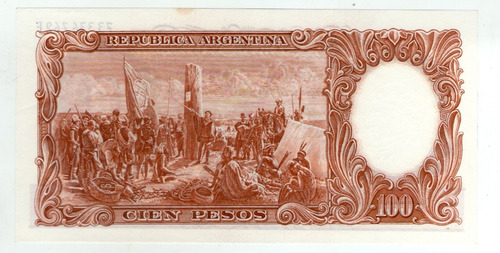 Argentina 100 Pesos Moneda Nacional Bottero 2083 Sin Circula (Usado)
