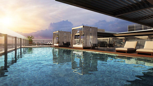 Imagen 2 de 23 de Venta De Departamento En Playa Del Carmen, Singular Dream - 3 Recamaras