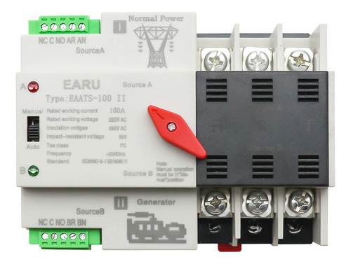 Selector Eléctrico Compacto De Interruptor De Transferencia