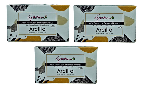 2 Jabon De Arcilla 80g - g a $100