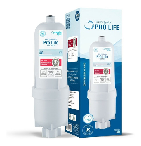 Refil Filtro Pró Life Purificador De Água Soft Everest