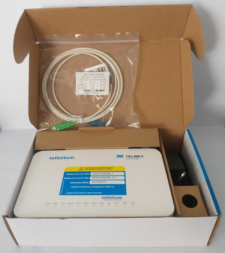 Modem Telmex Zte Modelo: F670l Pon Fibra Óptica 2021.