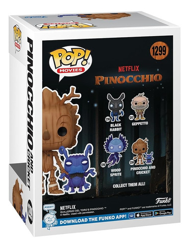 Funko Pop Pinocchio - Pinocchio & Cricket #1299 (Usado)